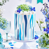 FunCakes Sea Blue fondant laminat: ușor de utilizat, neted, flexibil, moale și pliabil, perfect pentru decorarea prăjiturilor, halal, kosher și fără gluten, 250 g Pasta de zahar Naty Shop