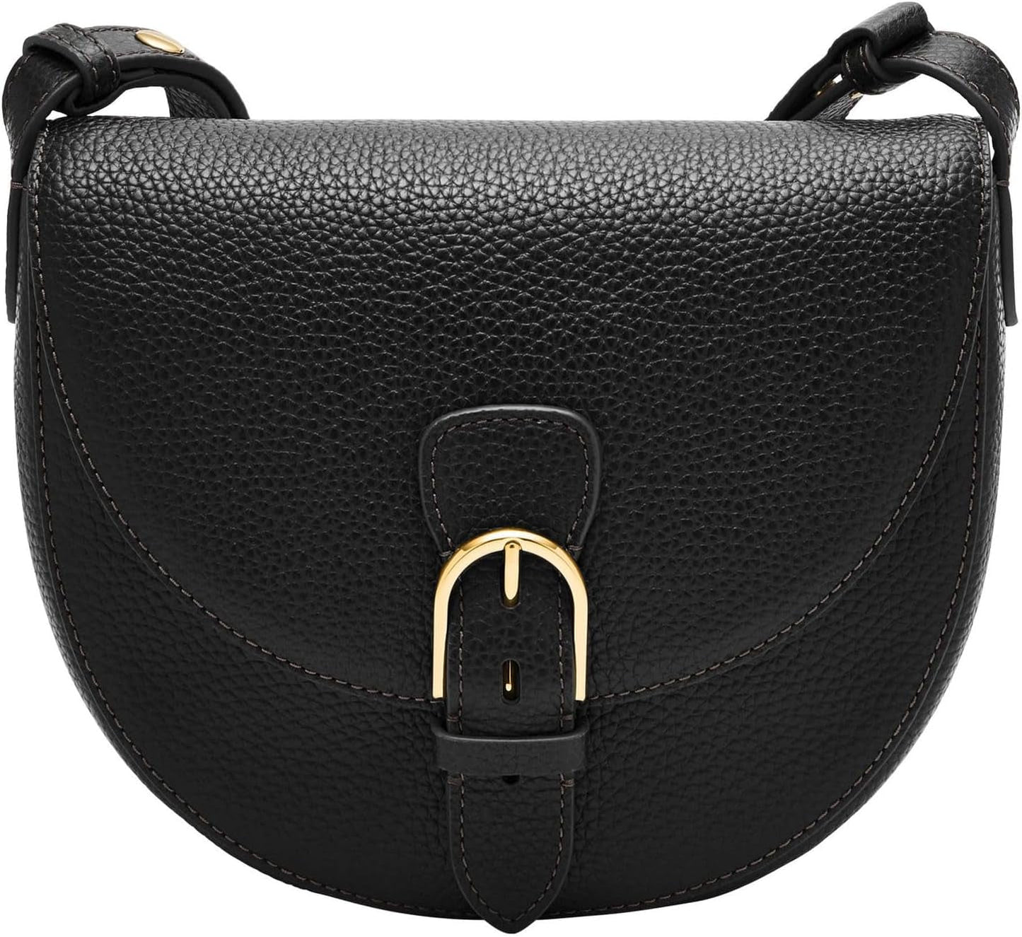 Geantă de mână Fossil Everleigh din piele sau bumbac pentru femei Genti Femei Naty Shop Negru mat