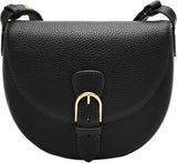 Geantă de mână Fossil Everleigh din piele sau bumbac pentru femei Genti Femei Naty Shop Negru mat