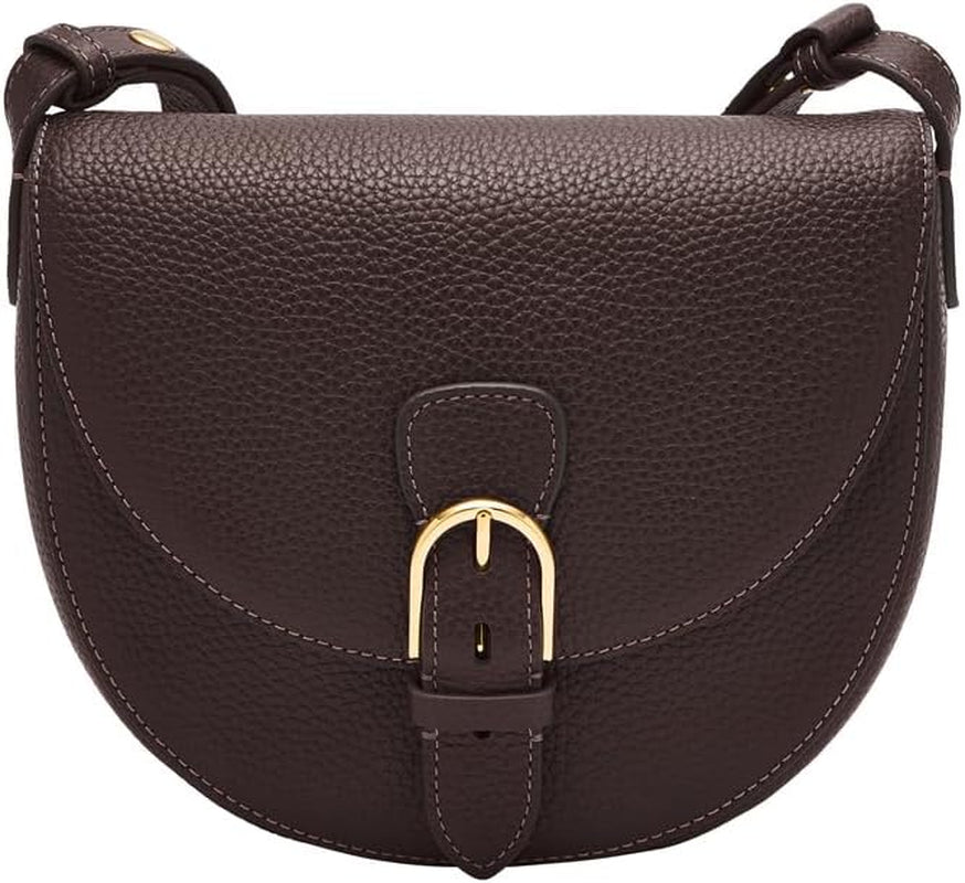 Geantă de mână Fossil Everleigh din piele sau bumbac pentru femei Genti Femei Naty Shop Castaniu