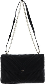 Geantă de umăr DKNY Ladies Genti Femei Naty Shop Negru / Aur
