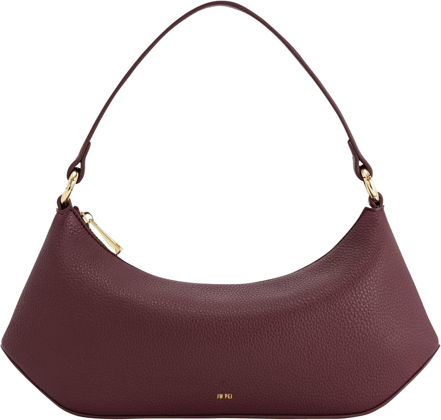 Geantă de umăr pentru femei JW PEI Lily Genti Femei Naty Shop Roșu cramiu închis