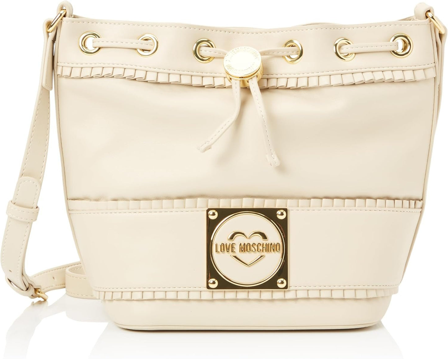 Geantă de umăr pentru femei Love Moschino, ivory Geantă de umăr, ivory Genti Femei Naty Shop Titlu implicit