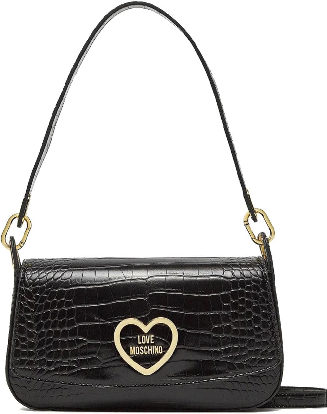 Geantă de umăr pentru femei Love Moschino, negru Genti Femei Naty Shop Titlu implicit