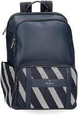 Geantă de voiaj Pepe Jeans Celine, albastru, 40 x 25 x 20 cm, poliester, cu detalii din imitație de piele, 20 l, de Joumma Bags, albastru, geantă de voiaj Bagaje și echipament de călătorie Naty Shop Rucsac