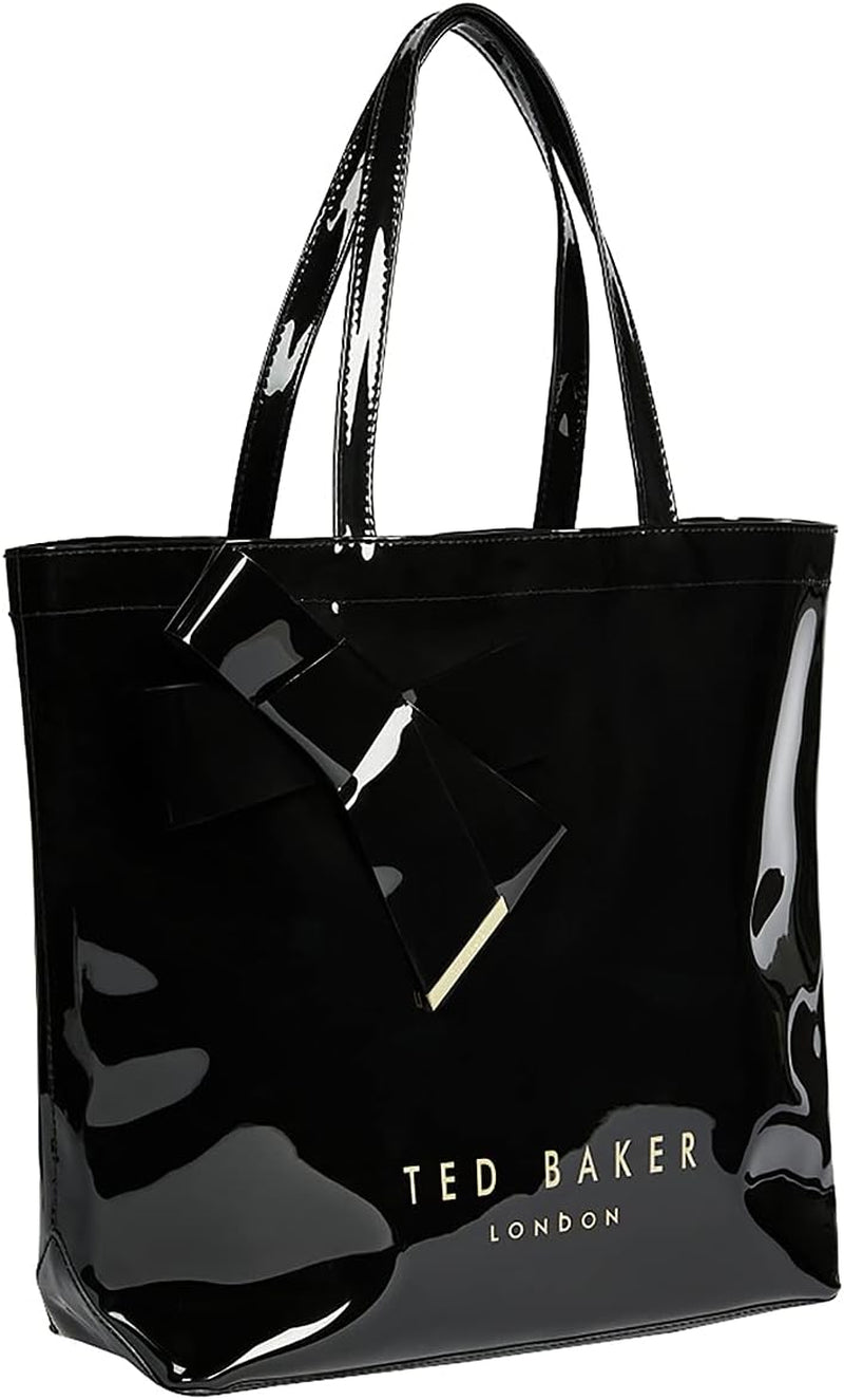 Geantă pentru femei Ted Baker Nicon cu fundă din vinil Genti Femei Naty Shop Negru