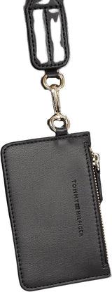 Geantă tote pentru femei Tommy Hilfiger Distinct cu fermoar, negru (Black), mărime naturală Genti Femei Naty Shop