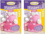 Günthart BackDecor fondant roz | calitate superioară | gata de utilizare | fără ulei de palmier | rezistent la rupere | pentru acoperirea prăjiturilor și produselor de patiserie | potrivit pentru modelare | pachet de 2 (1 x 250 g) Pasta de zahar Naty Shop Roz 250 G (pachet de 2)