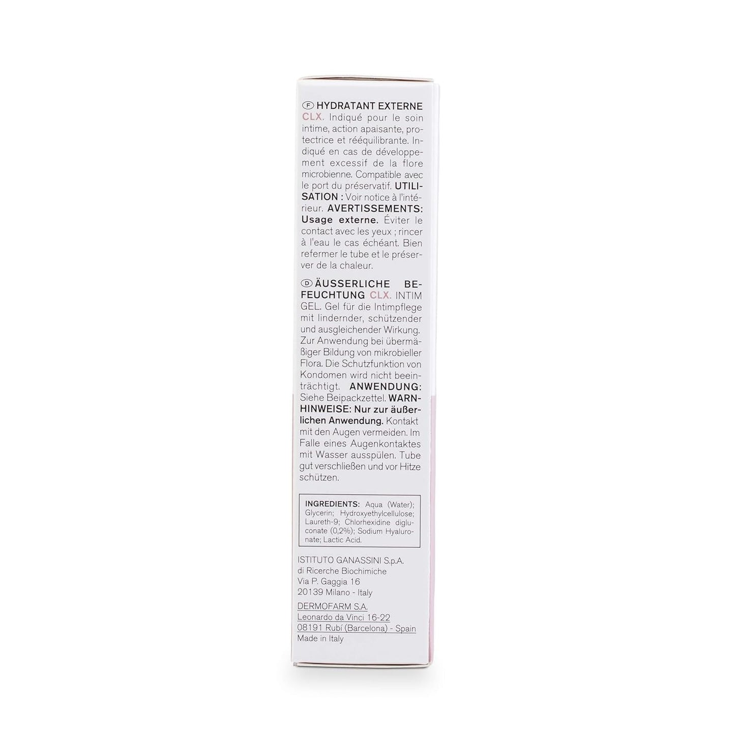 Lab - Cremă hidratantă externă CLX, Cremă hidratantă pentru zonele intime externe, Clorhexidină și aloe vera, Hipoalergenic, Fără parabeni, Testat dermatologic și ginecologic - 30 ml Copii - Baie si Skincare Naty Shop