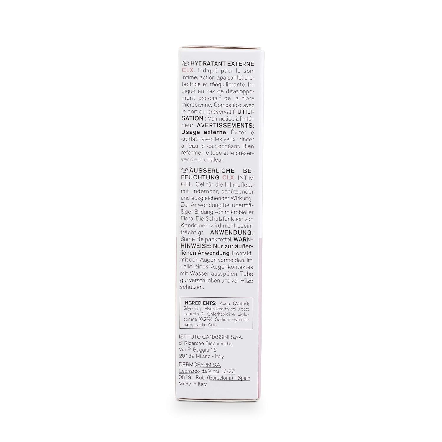 Lab - Cremă hidratantă externă CLX, Cremă hidratantă pentru zonele intime externe, Clorhexidină și aloe vera, Hipoalergenic, Fără parabeni, Testat dermatologic și ginecologic - 30 ml Copii - Baie si Skincare Naty Shop