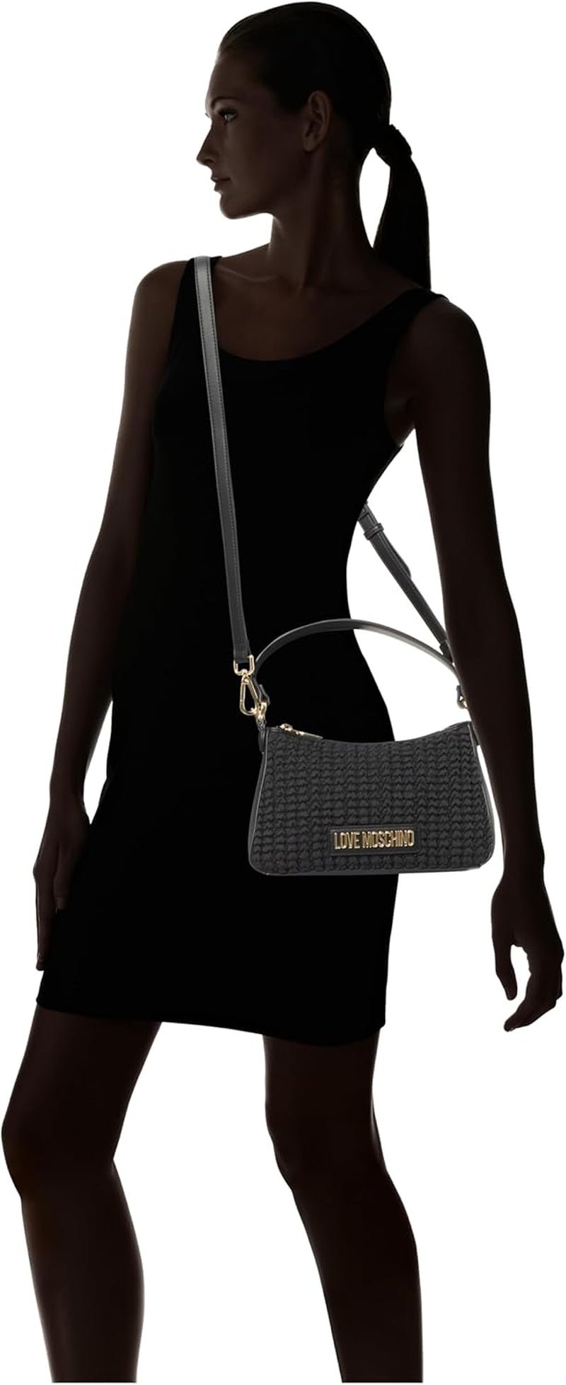 Love Moschino geantă de damă, negru Geantă de mână, negru Genti Femei Naty Shop