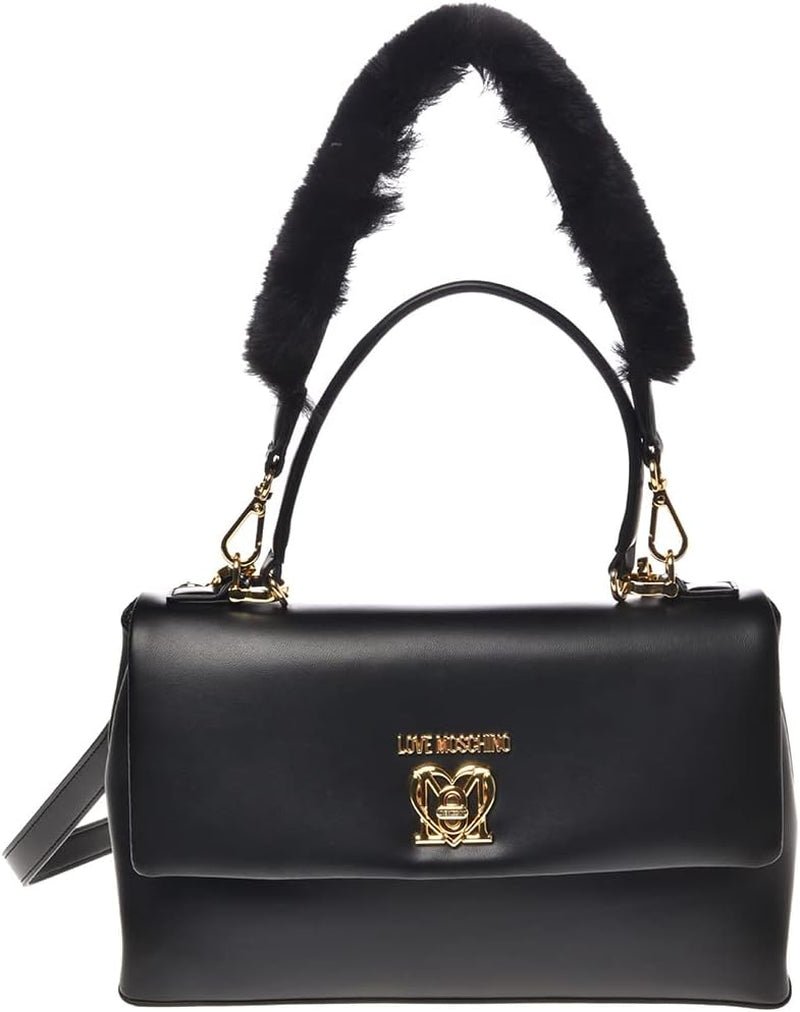 Love Moschino Geantă de mână pentru femei Jc4394pp0fko000, negru, mărime unică Genti Femei Naty Shop Titlu implicit