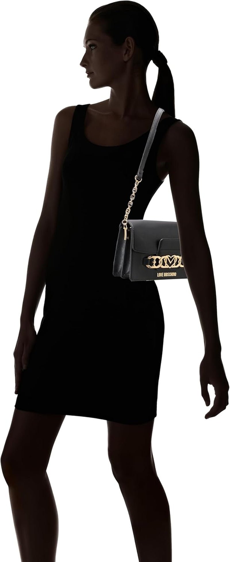 Love Moschino Geantă de umăr Negru O dimensiune Genti Femei Naty Shop