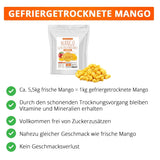 Mango liofilizat, 250g fructe liofilizate, fără aditivi, fructat, fabricat în Germania Produse deshidratate Naty Shop