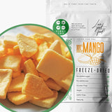 Mango liofilizat | Fără zahăr adăugat Mango liofilizat | Mango liofilizat Mango fructe Mango uscat | Mango uscat Fructe uscate fără aditivi | Mango uscat ZingyZoo (100g) Produse deshidratate Naty Shop Bucăți 100G