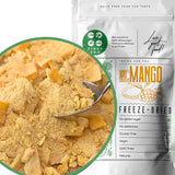 Mango liofilizat | Fără zahăr adăugat Mango liofilizat | Mango liofilizat Mango fructe Mango uscat | Mango uscat Fructe uscate fără aditivi | Mango uscat ZingyZoo (100g) Produse deshidratate Naty Shop Bucăți zdrobite 300G