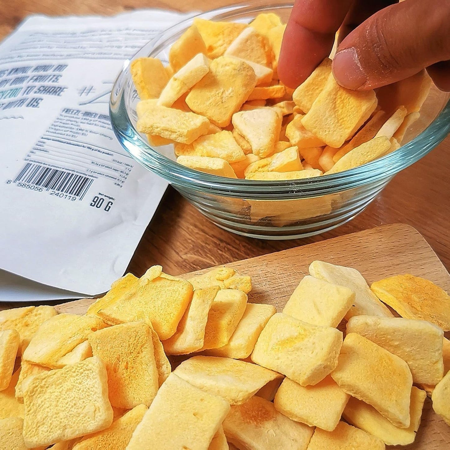 Mango liofilizat | Fără zahăr adăugat Mango liofilizat | Mango liofilizat Mango fructe Mango uscat | Mango uscat Fructe uscate fără aditivi | Mango uscat ZingyZoo (100g) Produse deshidratate Naty Shop