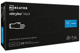 Manusi nitril nepudrate negre Nitrylex 100buc, marimea S Nati Shop