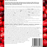Merișoare liofilizate fără zahăr | XL 250g Merișoare liofilizate naturale neîndulcite | Fructe liofilizate naturale sălbatice | Merișoare liofilizate | ZingyZoo Produse deshidratate Naty Shop