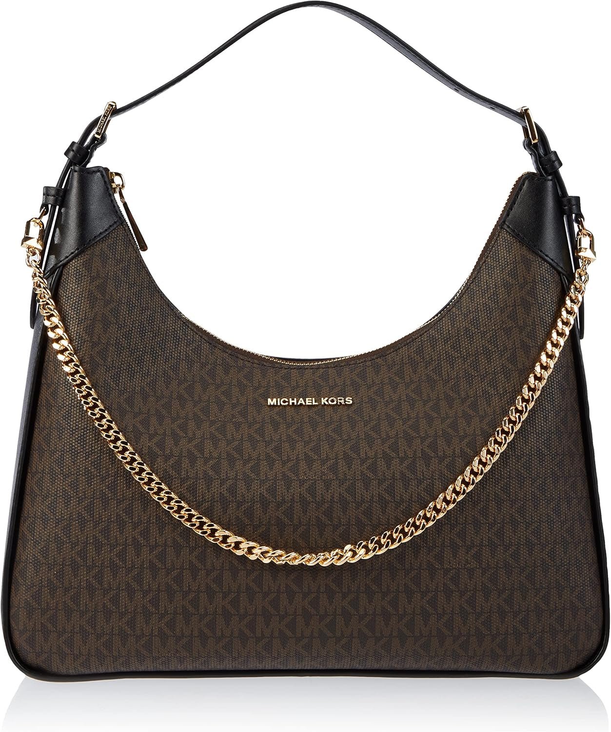 Michael Kors, geantă de umăr Wilma Genti Femei Naty Shop Brown/Blk