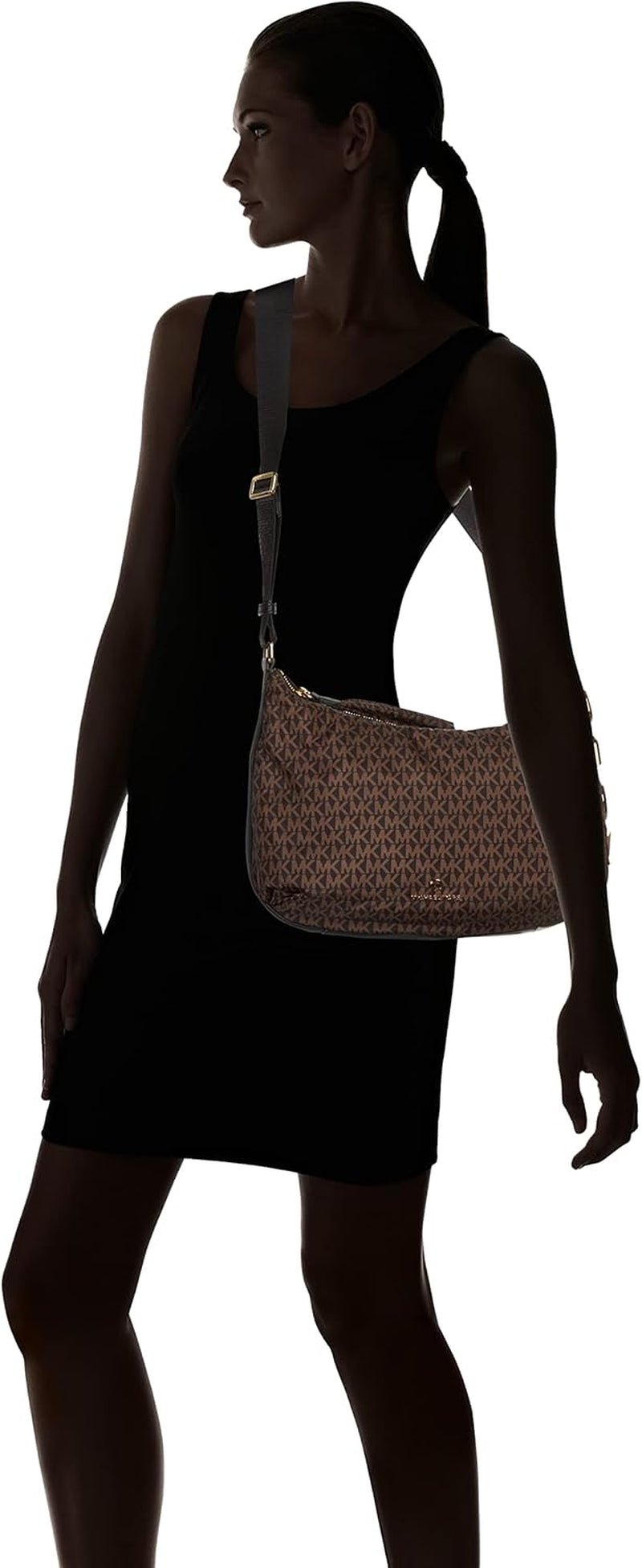 Michael Kors Ladies LG Conv Msgr Leonie Bag Genti Femei Naty Shop