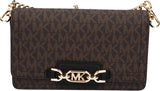 Michael Kors Women Sm Phn CHN Xbody Bag, Brown/Blk Genti Femei Naty Shop Titlu implicit