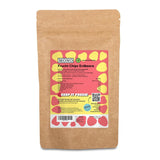 Mono chipsuri liofilizate - 300g chipsuri de căpșuni din căpșuni 100% naturale - fructe tropicale uscate - fructe uscate de căpșuni - gustare pentru muesli și deserturi - chipsuri de căpșuni Produse deshidratate Naty Shop