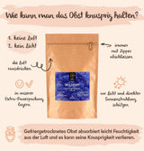 Mure BRIX | Mure uscate naturale 95 g | Premiul Great Taste pentru fructe uscate | Fără OMG, fără gluten, vegan, vitamine conservate Produse deshidratate Naty Shop