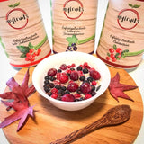 myfruits coacăze negre, fructe liofilizate, 100g, fără aditivi, 100% coacăze negre, fructe liofilizate și uscate pentru muesli sau porridge... Produse deshidratate Naty Shop