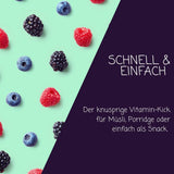 myfruits coacăze negre, fructe liofilizate, 100g, fără aditivi, 100% coacăze negre, fructe liofilizate și uscate pentru muesli sau porridge... Produse deshidratate Naty Shop