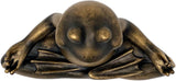 Nature's Mark Statuie broască yoga care meditează, 15,2 cm înălțime, rășină sintetică, decor pentru masă, living, dormitor, birou, birou, dulap, raft Statuete si sculpturi Naty Shop