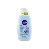 NIVEA BABY gel de duș pentru păr pe picioare 500 ml, baie cu bule pentru copii pentru piele și păr moale și curat, baie pentru copii cu protecție împotriva lacrimilor, șampon hidratant și moale pentru copii Copii - Baie si Skincare Naty Shop Titlu implicit