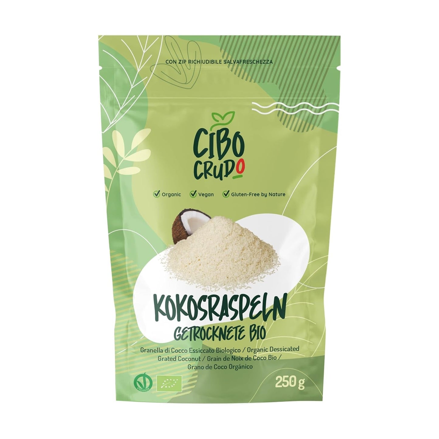 Nucă de cocos ecologică mărunțită - 200g. Cipuri de nucă de cocos deshidratată Neîndulcite și uscate. Fulgi de nucă de cocos. Cipuri de nucă de cocos uscate la soare. Excelente ca gustare și pentru rețete dulci Produse deshidratate Naty Shop 250 G (1 pachet) Nucă de cocos rasă