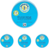 PENATEN cremă de îngrijire pentru față și corp (100 ml), cremă de față și de corp pentru bebeluși, cu absorbție rapidă, pentru pielea delicată a bebelușilor, lasă pielea moale și îi oferă pielii hidratare importantă Copii - Baie si Skincare Naty Shop 100 Ml (pachet de 4)