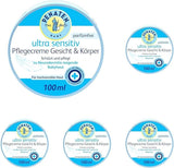 PENATEN Ultra Sensitive Care Cream Face & Body (100ml) cremă de față și de corp pentru bebeluși fără parfum, cremă hidratantă protectoare și hrănitoare pentru pielea foarte sensibilă a bebelușilor predispuși la neurodermatită Copii - Baie si Skincare Naty Shop 100 Ml (pachet de 5) Pentru pielea sensibilă