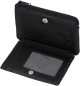 Pepe Jeans Joumma Bags Double Purse, Negru, 11 x 7 x 1,5 cm, Piele, Negru, Talla única, Portofel Portofel Barbati Naty Shop
