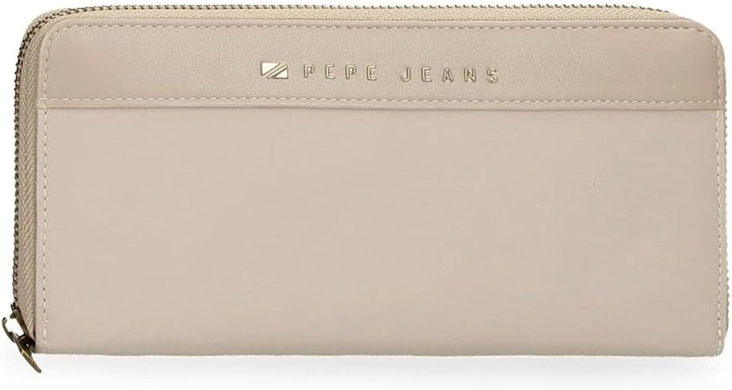 Pepe jeans Joumma Bags Morgan rucsac casual, genți de călătorie, bej și negru, piele artificială pentru femei, bej, Talla única, poșetă Portofel Femei Naty Shop Titlu implicit