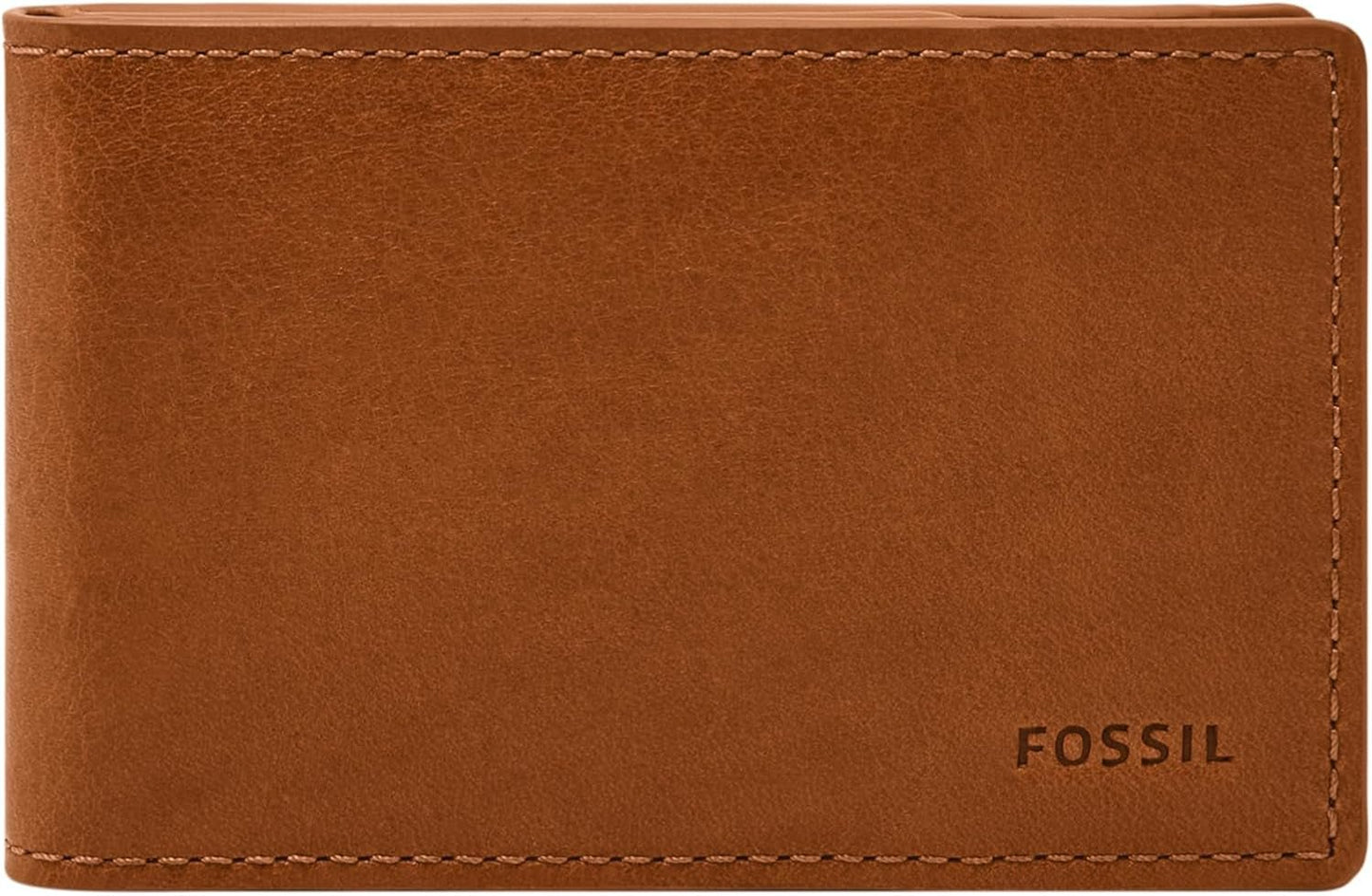 Portofel bifold Fossil Andrew din piele pentru bărbați 11,5 cm L x 1,9 cm l x 7,7 cm H Portofel Barbati Naty Shop Șa