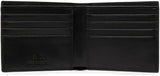 Portofel cu logo Armani Exchange A|X din piele netedă, negru Portofel Barbati Naty Shop