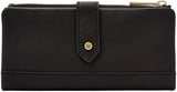 Portofel din piele pentru femei Fossil Laine Portofel Femei Naty Shop Negru