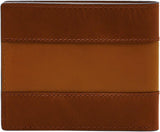 Portofel Fossil pentru bărbați Everett, piele bifold maro mediu 11,5 cm L x 2,5 cm l x 8,9 cm H ML4397210 Portofel Barbati Naty Shop