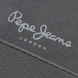 Portofel orizontal dublu Pepe Jeans cu compartiment pentru monede, negru, 11 x 8 x 1 cm, piele, protejat RFID, bărbați, Portofel orizontal cu compartiment pentru monede Portofel Barbati Naty Shop