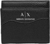 Portofel pentru femei Armani Exchange Wave Bi-Fold, negru Portofel Femei Naty Shop Titlu implicit