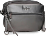 Portofel Pepe Jeans Ruby, poșetă, portofel, realizat din poliester și cu detalii din piele artificială. Compartimente, fermoare. De la Joumma Bags Portofel Femei Naty Shop Antracit Geantă de umăr dublă
