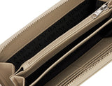 Portofel tri-fold cu logo imprimat argintiu, Essential, Wave, Pisco, pentru femei Armani Exchange Portofel Femei Naty Shop