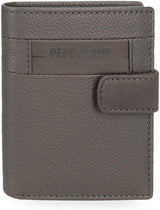 Portofele și portmonee Pepe Jeans Checkbox din piele de vacă, negru, maro, albastru și gri Portofel Barbati Naty Shop Gri Faceți clic pe Portofel