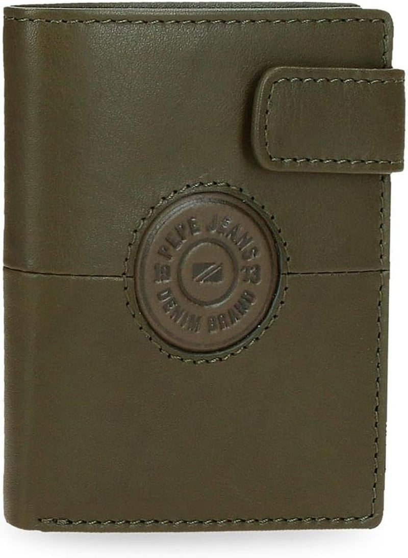 Portofele și poșete din piele de vacă Pepe Jeans Cracker, negru, maro, verde, diferite mărimi Portofel Barbati Naty Shop Verde Faceți clic pe Portofel