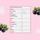 Pulbere de coacăze negre liofilizate 100g - Pulbere de fructe liofilizate - Pulbere de coacăze negre pentru smoothie-uri și coacere - Pulbere naturală de coacăze negre fără aditivi Produse deshidratate Naty Shop
