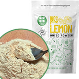 Pulbere de lămâie uscată din lămâi întregi | 100% fructe uscate naturale de calitate alimentară | Pulbere de fructe pure din coajă de lămâie | Lămâi uscate | Fructe uscate (pulbere grosieră) Produse deshidratate Naty Shop Pulbere fină