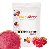 Pulbere de zmeură liofilizată 100g - Pulbere de fructe liofilizate - Pulbere de zmeură liofilizată pentru coacere, smoothie-uri și muesli - Pulbere de zmeură 100% naturală fără aditivi Produse deshidratate Naty Shop 100G